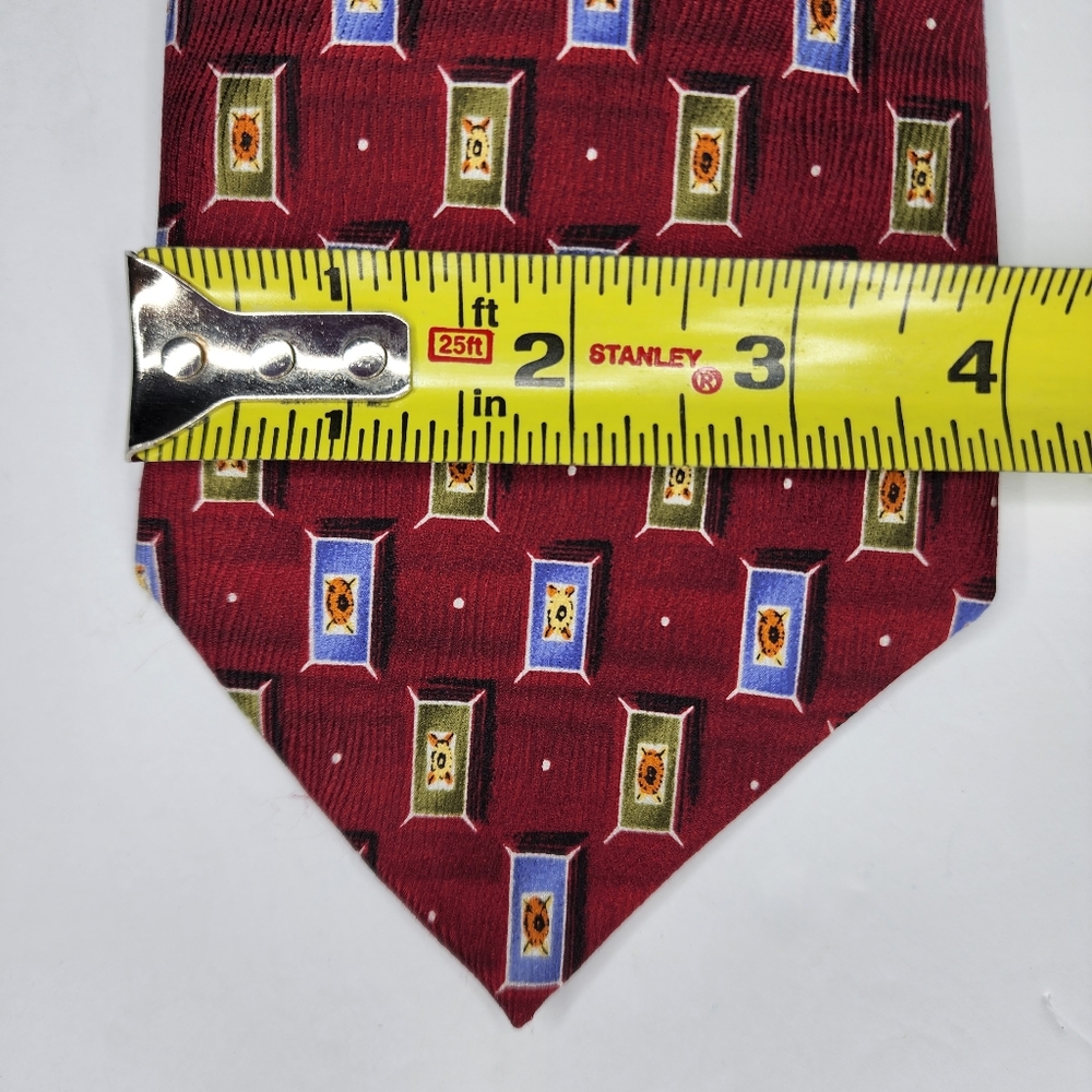 Robert Talbott Studio Red Silk Tie. - image 7